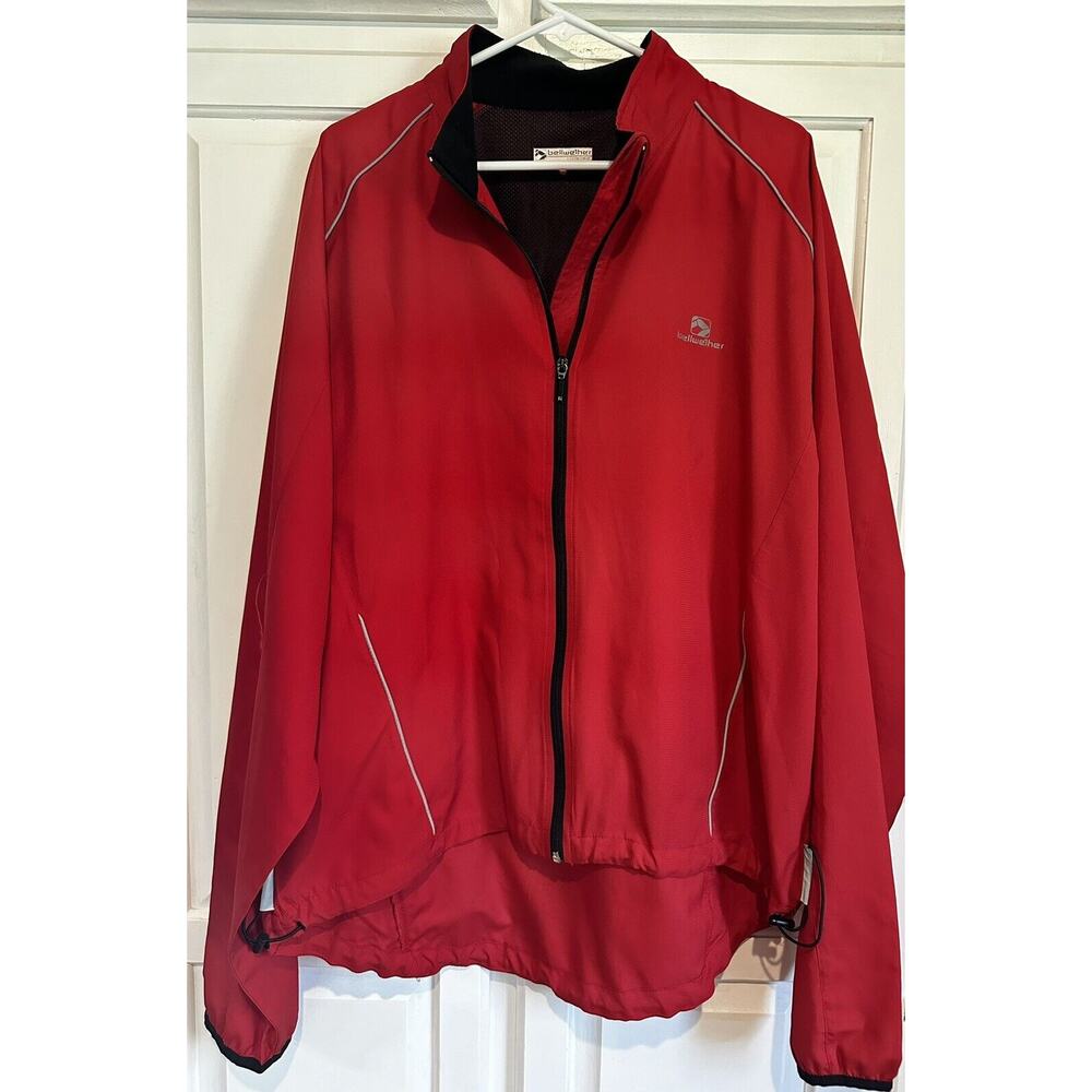 Bellwether Cycling Jacket Men’s Size XXL Red Reflective Bike Cycling Ride Safe